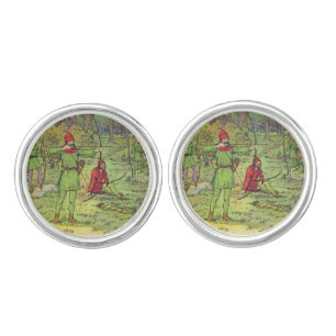 Robin Hood In The Forest  Cufflinks