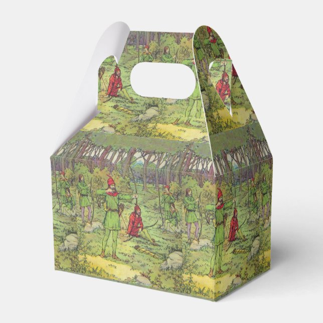 Robin Hood In The Forest  Favor Boxes (Front Side)