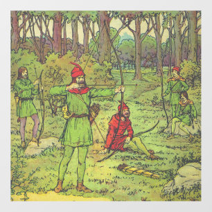 Robin Hood In The Forest Floor Decals