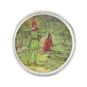 Robin Hood In The Forest  Lapel Pin