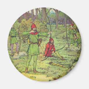 Robin Hood In The Forest  Magnet
