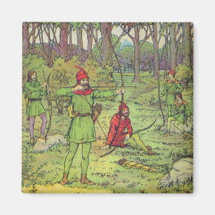 Robin Hood In The Forest Magnet