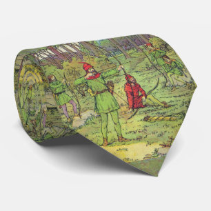 Robin Hood In The Forest  Neck Tie