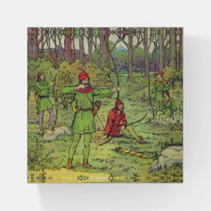 Robin Hood In The Forest Paperweight