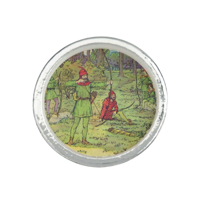 Robin Hood In The Forest  Ring (Front)