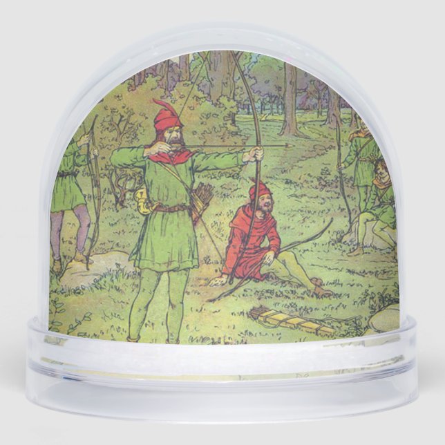 Robin Hood In The Forest  Snow Globe (Front)