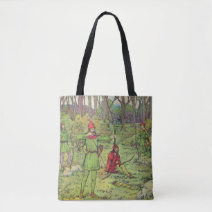 Robin Hood In The Forest Tote Bag