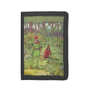Robin Hood In The Forest Tri-fold Wallet