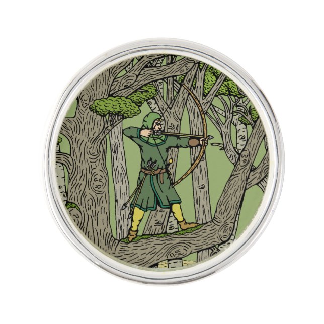 Robin Hood Lapel Pin (Front)