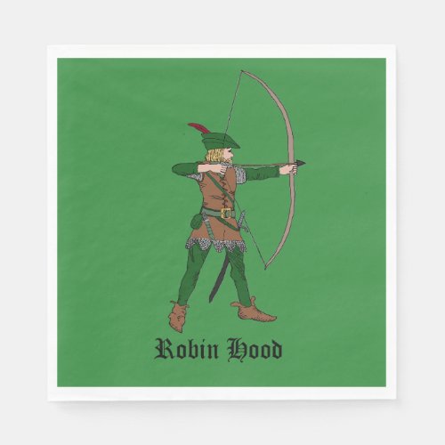 Robin Hood napkin