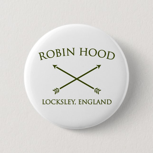 robin hood of locksley button (Front)