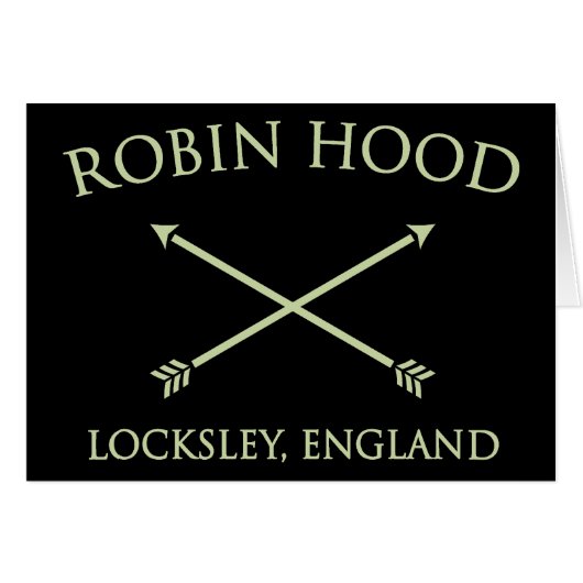 robin hood of locksley cards (Front Horizontal)