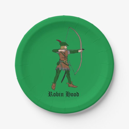 Robin Hood Paper Plate