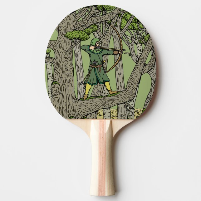 Robin Hood Ping-Pong Paddle (Front)