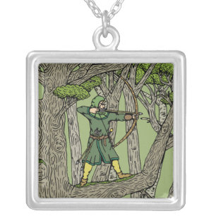 Robin Hood Silver Plated Necklace