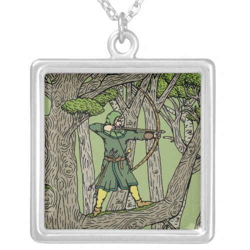 Robin Hood Silver Plated Necklace