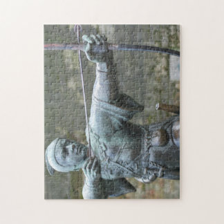 Robin Hood Statue Nottingham Jigsaw Puzzle
