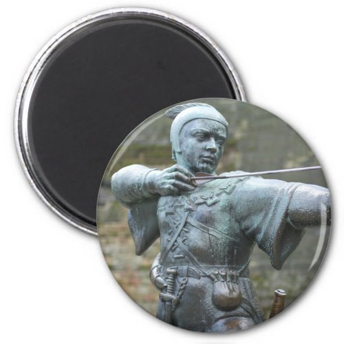 Robin Hood Statue Nottingham Magnet