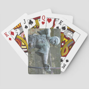 Robin Hood Statue Nottingham Poker Cards