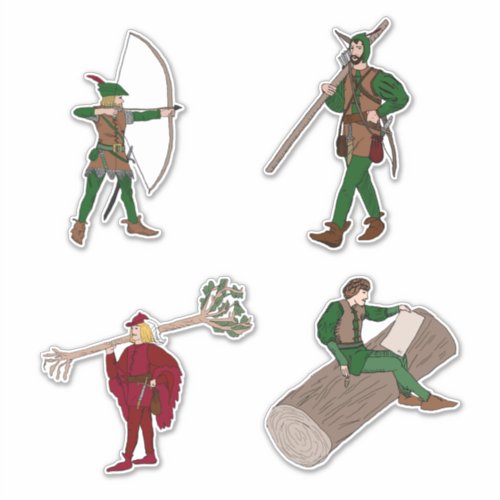 Robin Hood Sticker 4_pack