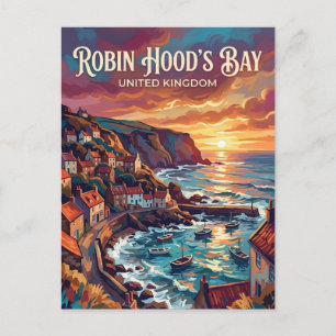 Robin Hood's Bay United Kingdom Postcard