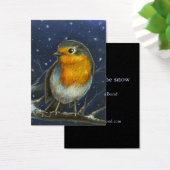 Robin in the snow aceo print (Desk)
