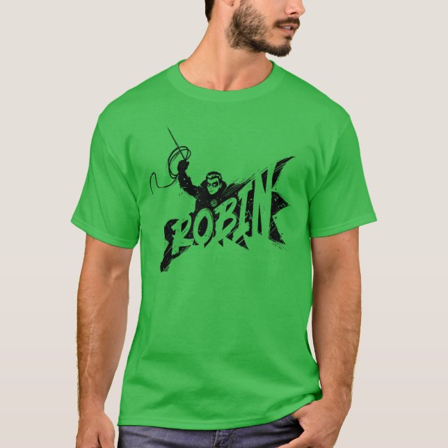 Robin Ink Brush Name T-Shirt (Front)