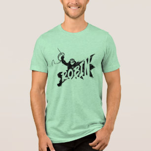Robin Ink Brush Name Tri-Blend Shirt