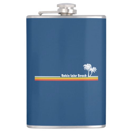 Robin Lake Beach Georgia Flask