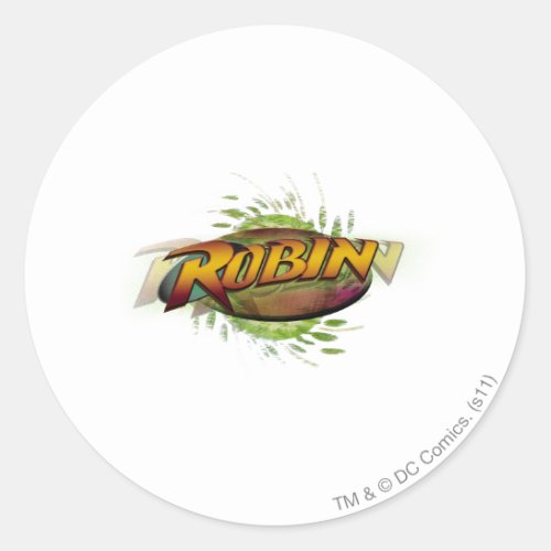 Robin Logo Classic Round Sticker