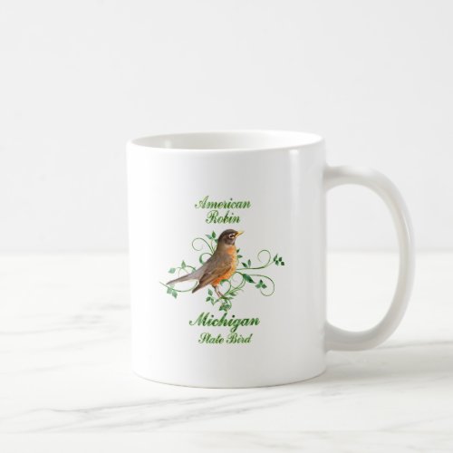 Robin Michigan State Bird Coffee Mug