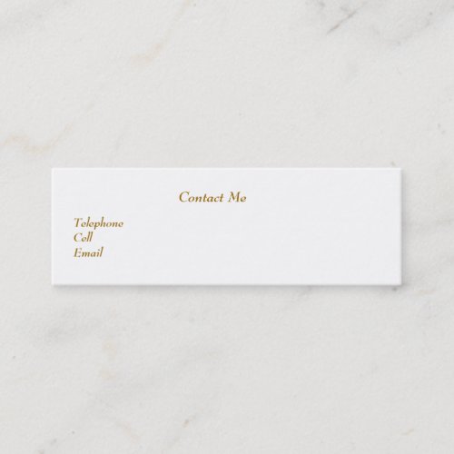 ROBIN MINI BUSINESS CARD