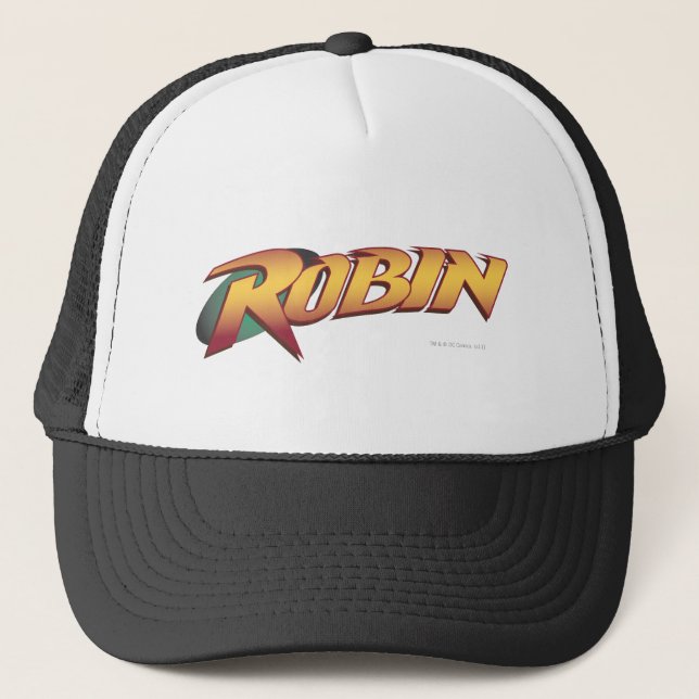Robin Name Logo Trucker Hat (Front)
