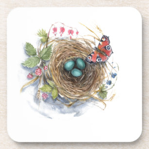 Robin Nest Beverage Coaster