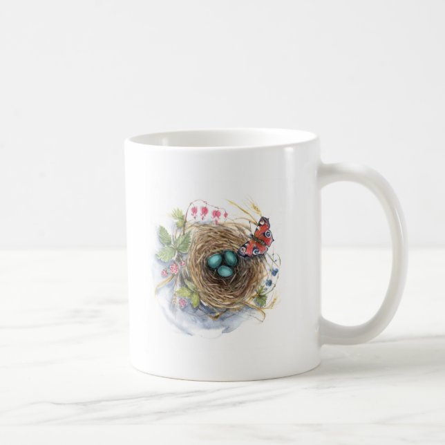 Robin Nest Coffee Mug (Right)