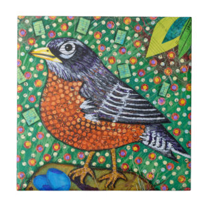 Robin Notes Ceramic Tile