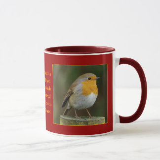 Robin on Post Mug