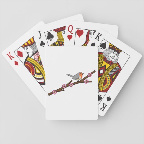 Robin on Sakura Poker Cards