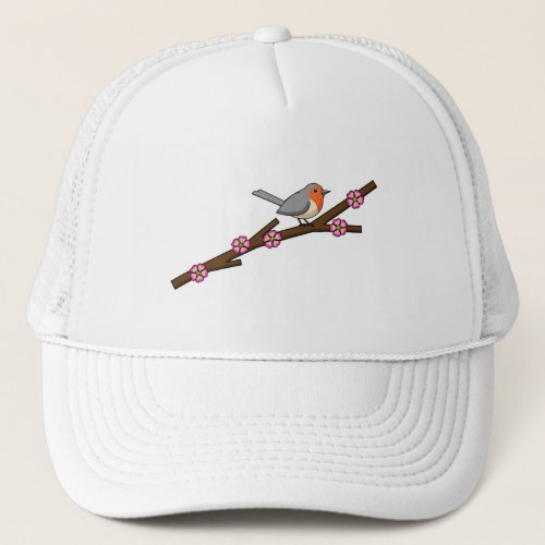 Robin on Sakura Trucker Hat