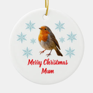 Robin Personalized Christmas Tree Decoration