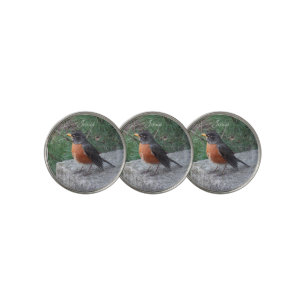 Robin Photo Personalized Name Golf Ball Marker