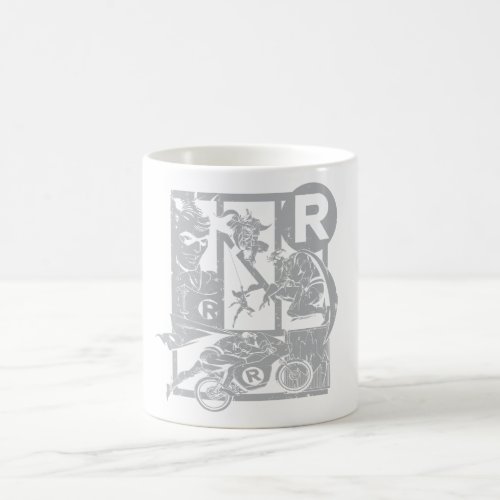 Robin _ Picto Gray Coffee Mug