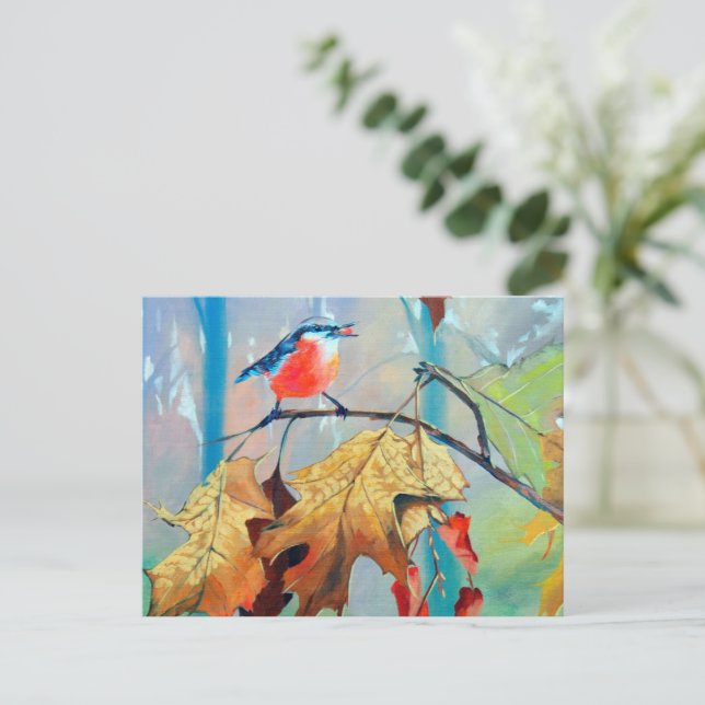 Robin Postcard (Standing Front)