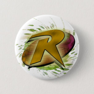 Robin -R Pinback Button