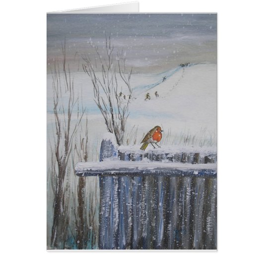 Robin Red Breast Cards (Front)
