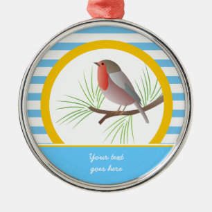 Robin Redbreast custom ornaments