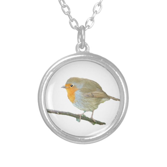 Robin Redbreast Necklace (Front)