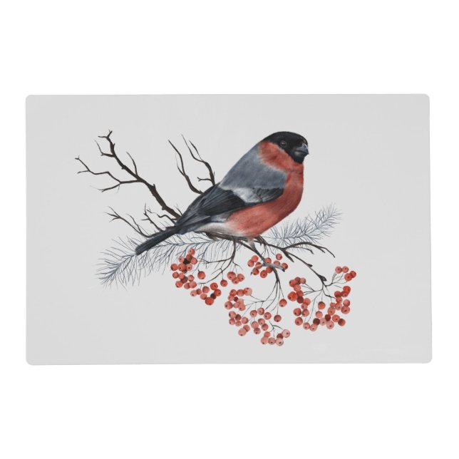 Robin Redbreast Placemat (Front)