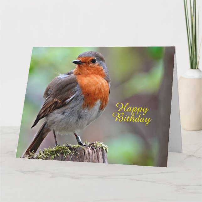 Robin Refbreast Card (Front)