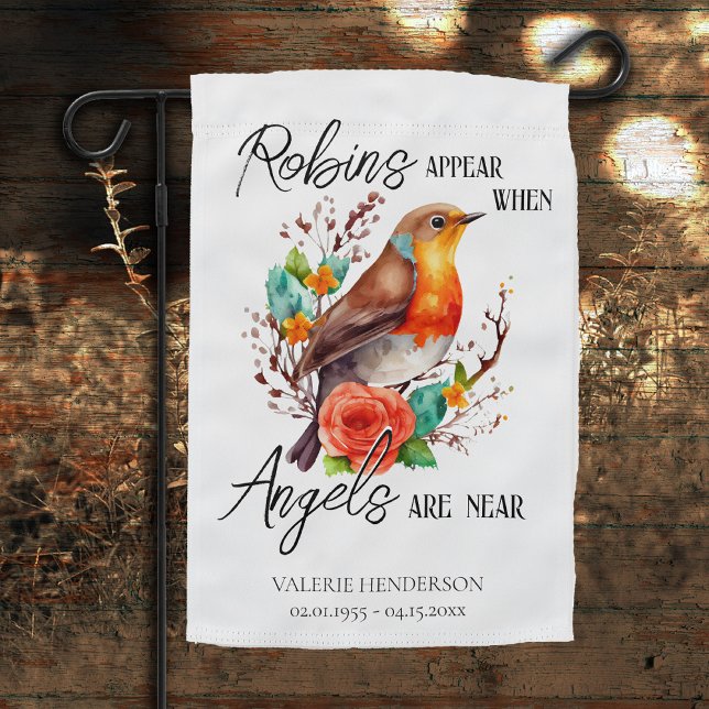 Robin Remembrance Memorial Garden Flag (Creator Uploaded)